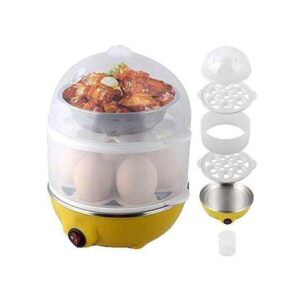 Electric Double Egg Boiler | 14-Egg Capacity | Auto Shut-Off | BPA-Free | Fast & Easy Breakfast Cooker