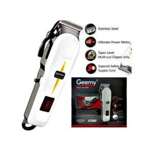 Geemy  Rechargeable Hair Clipper – Cordless Professional Trimmer, Stainless Blades, 90 min Runtime