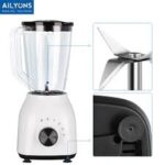 Ailyons 2-in-1 Blender with 1.5L Jar and Grinder – White