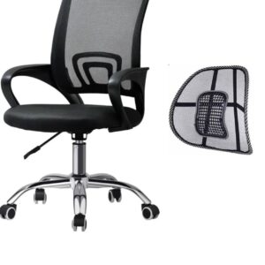 Ergonomic Swivel Office Desk Chair with Backrest – Adjustable Office Chair