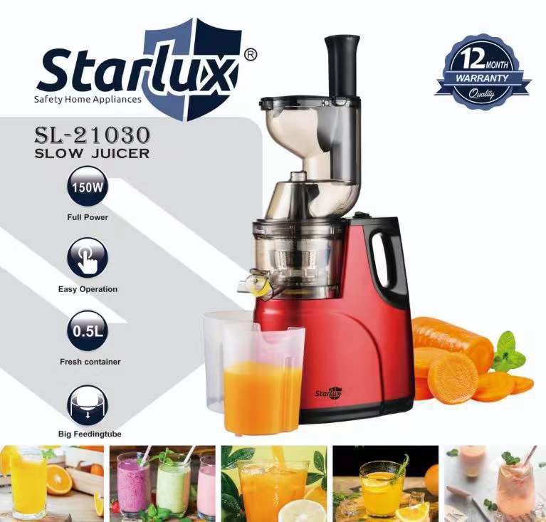 Starlux SL-21030 Slow Juicer – 150W Cold Press Masticating Juicer for Fruits & Vegetables | Kenya - Image 2