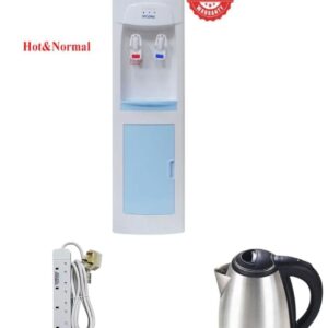 IPCONE Free Standing Hot and Normal Water Dispenser Combo – 2L Electric Kettle & 4 Way Power Extension Included