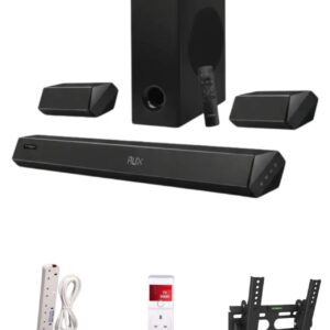 Vitron V535SB 5.1 Wired Sound Bar System – 11500W PMPO Home Theatre with 4 Way Power Extension, TV Guard & 14"–43" TV Wall Bracket