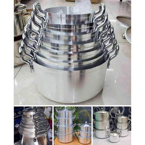 TC Tornado 14 Pieces Aluminium Cookware Set + 26cm Stone Granite Pan + 2 Stainless Steel Cooking Spoons + 2L Electric Kettle | Kenya - Image 3