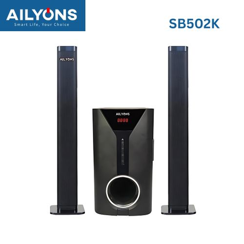 AILYONS SB502K 2.1CH multimedia speaker system with subwoofer and two satellite speakers in Kenya